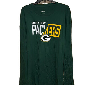 NFL Team Apparel Green Bay Packers Long Sleeve Shirt 3XL